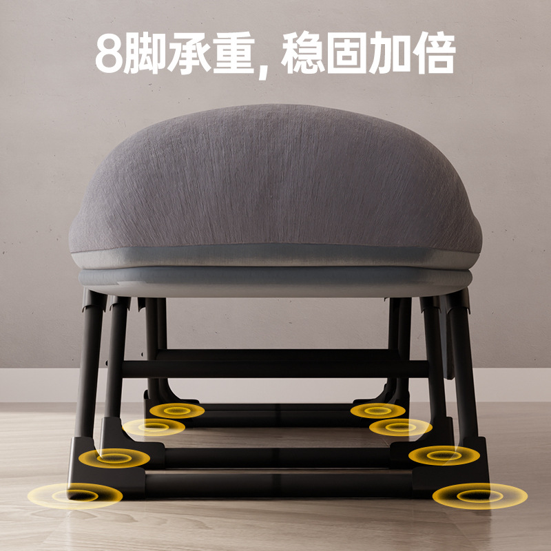 Lunch Break Artifact Folding Bed Single Bed Simple Portable Office Nap Marching Bed Sitting and Lying Accompanying Bed