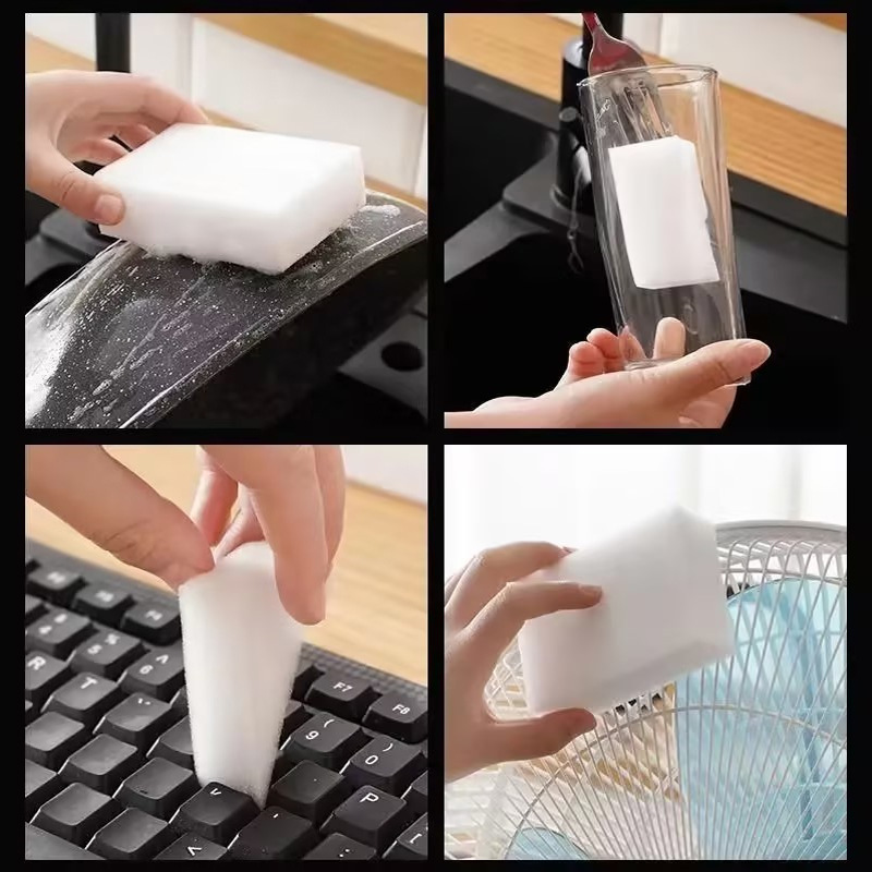 Nano Sponge Magic Wipe Kitchen Wash Bowl Spongy Wipe Wood Pulp Brush Pan Decontamination Magic Shoe Cleaning Car Wash Artifact