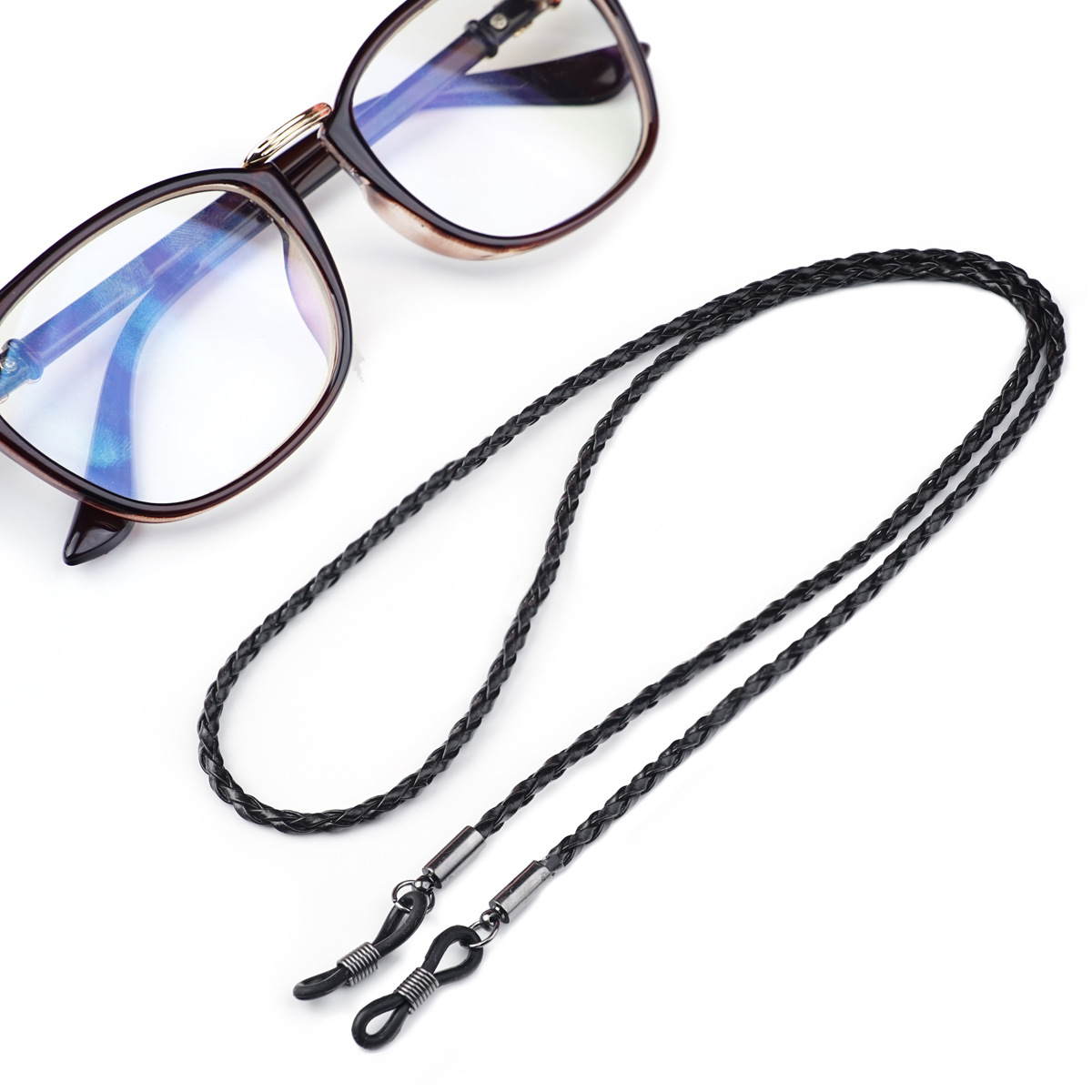 Twist Rope Glasses Rope Multicolor Sunglasses Hanging Chain Presbyb Glasses Lanyard Rope PU Twist Rope Glasses Rope