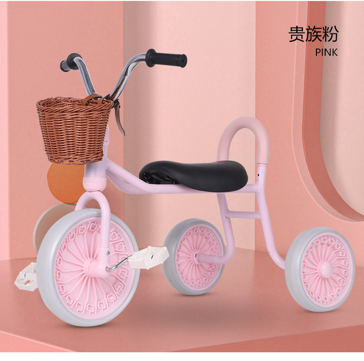 Baby Pedal Tricycle, Main Product: Stroller for Infants Aged 1-3, Toddler Stroller for Children Aged 3-5, Three-Wheeled Bicycle, Hot-Selling, High-View Design