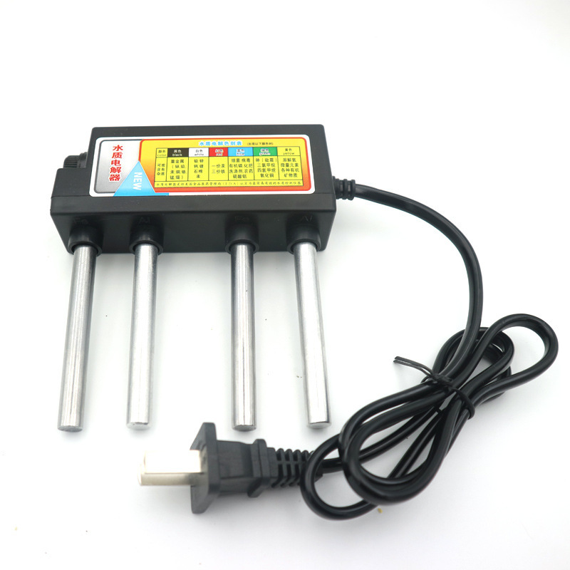 Foreign trade supply water quality electrolyzer built-in fuse optional medium gauge European gauge plug black type electrolyzer