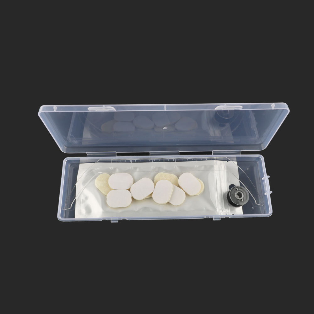 Eyebrow tattoo horizontal locator balance thrush card bow line ruler with scale bendable transparent eyebrow measuring tool