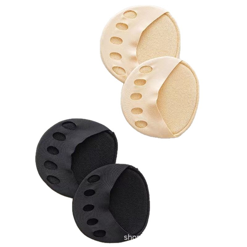 Five-Finger Socks for Women, Summer Thin Forefoot Pad Split-Toe Socks, High Heels, Non-Slip, Sweat-Absorbent, Breathable Half-Palm Socks, Individually Packaged