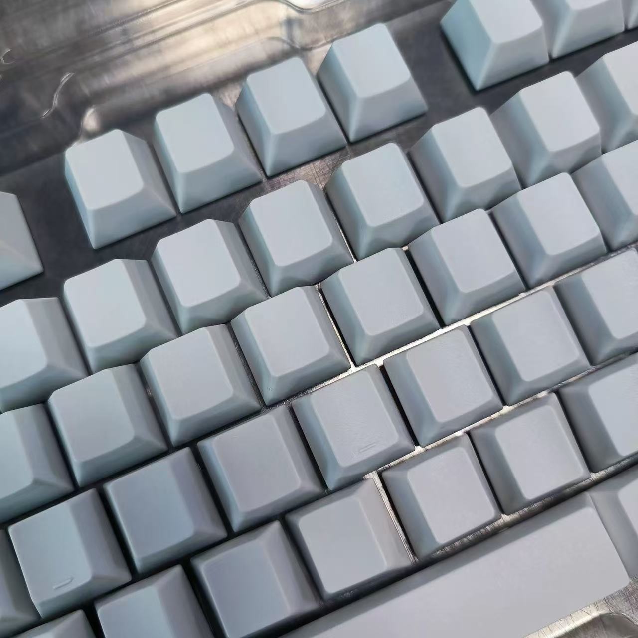 Original Height Keycap Material, White, Unengraved, Pbt Material, Easy to Color, Mechanical Keyboard Blank, Dye-Sublimation
