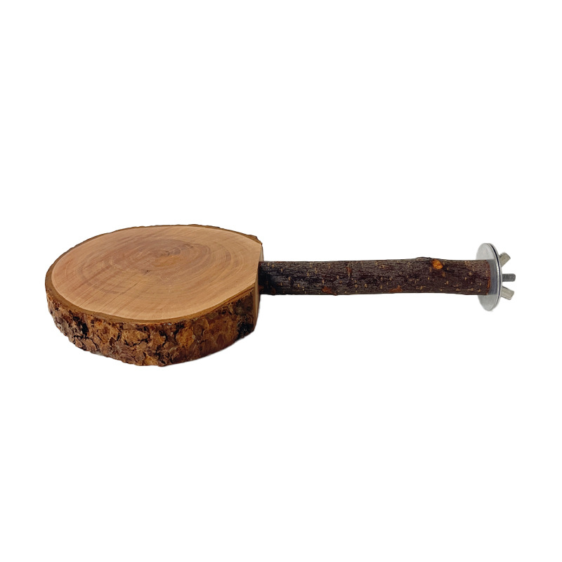 Parrot Stand Bird Ping Pong Platform Totoro Molar Apple Wood Jumping Platform Squirrel Wooden Stand Pole