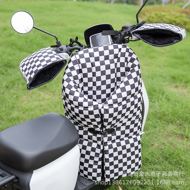 Зимний чехол для лобового стекла электрического автомобиля, утолщенный, двусторонний, водонепроницаемый, для аккумуляторного мотоцикла