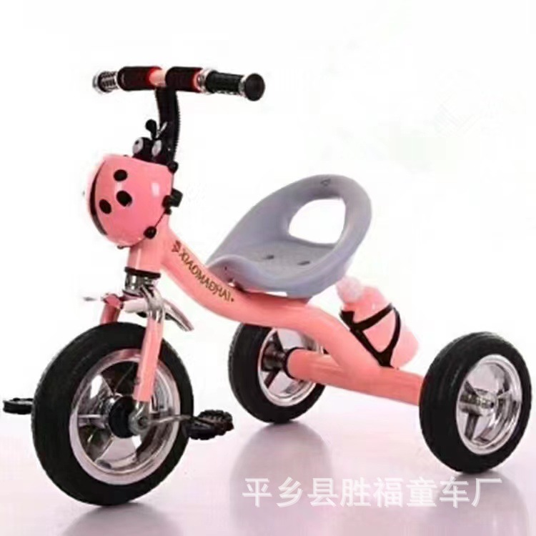 Manufacturer Supplies Ladybug Style Kidsren's Pedal Tricycle, Water Kettle Style Beetle Can Ride and Sit on the Pedal Tricycle