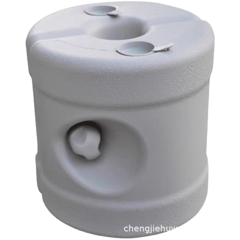 White Round Tent Water-Filled Base Fixed Water Bag Artifact Base Outdoor Camping Tent Fixed Plastic Base