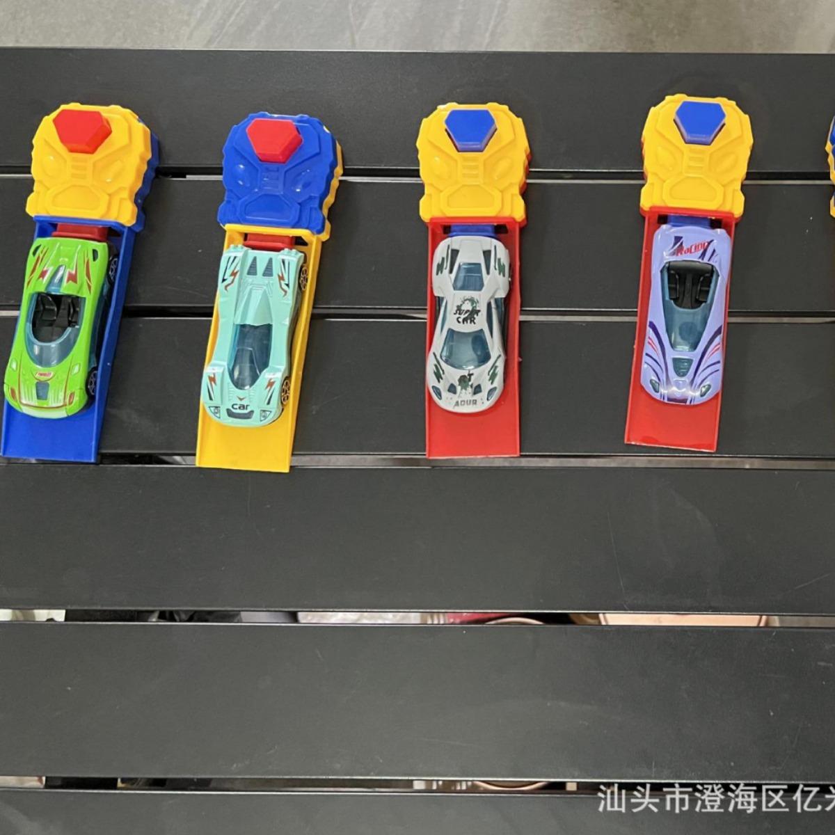 Cross-border E-commerce Manufacturer Catapult Track Launcher Alloy Iron Car Toy Car Starting Accelerator