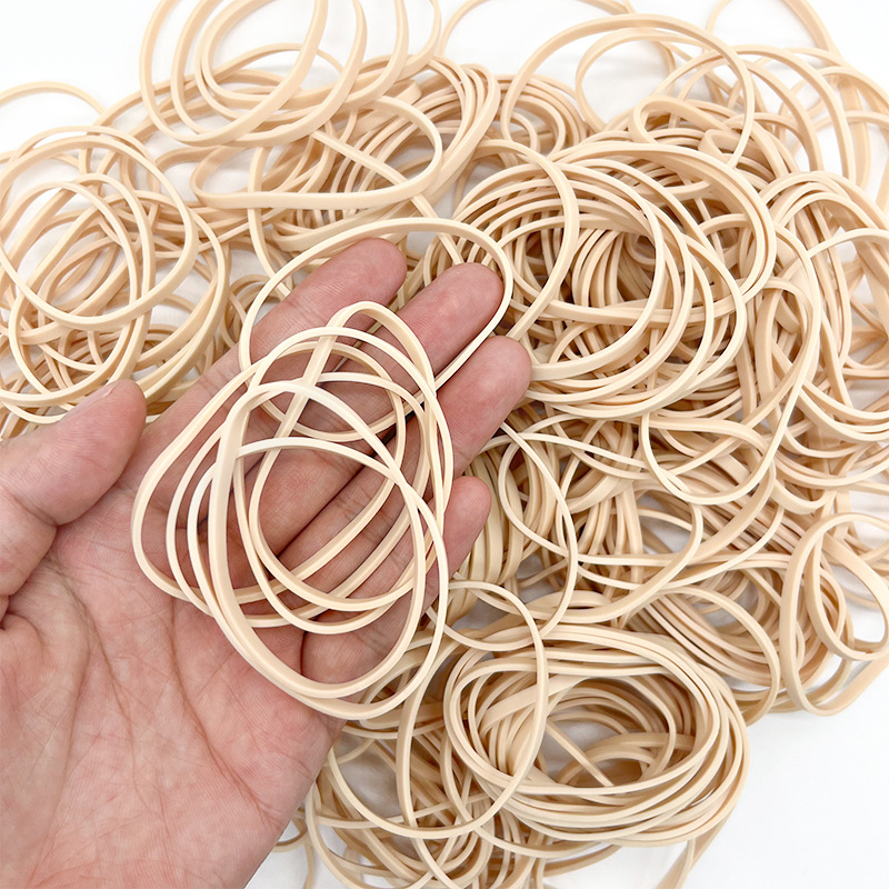 Chuangxian industrial creamy-white natural synthetic rubber rubber band hair band hair accessories round simple style wholesale