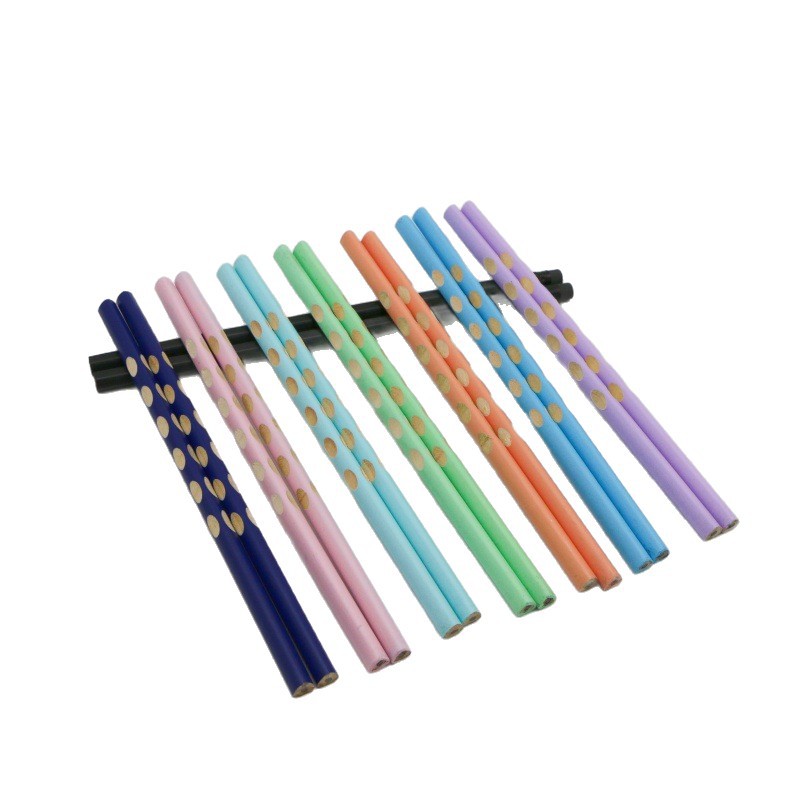 Colorful Hole-Pen Pencils, High-Quality Hb Hexagonal Barrel with Lead Refills and Erasers, Student Handwriting Practice, Posture Correction Stationery Factory