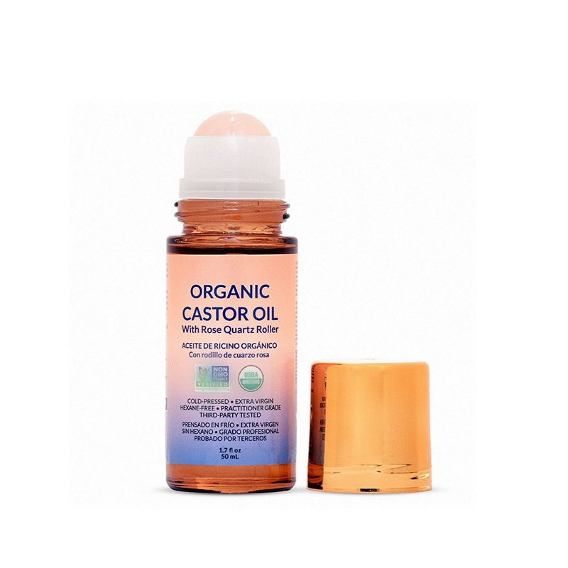 Cross-Border Castor Oil Roller Oil Organic Golden Castor Oil Roll Body Care Oil