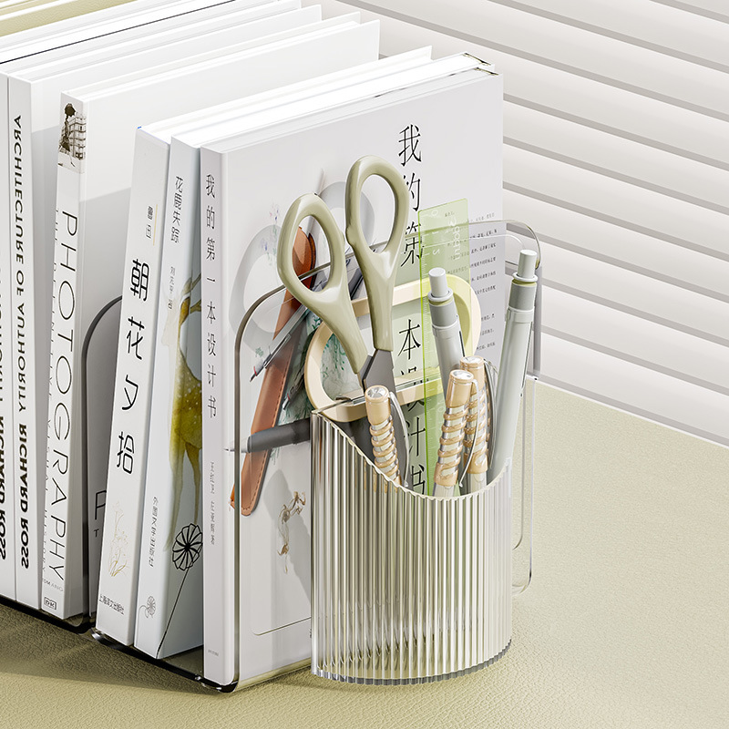 File Rack Desktop Vertical Storage Rack Office Supplies Storage Rack Information Basket File Folder Bookshelf