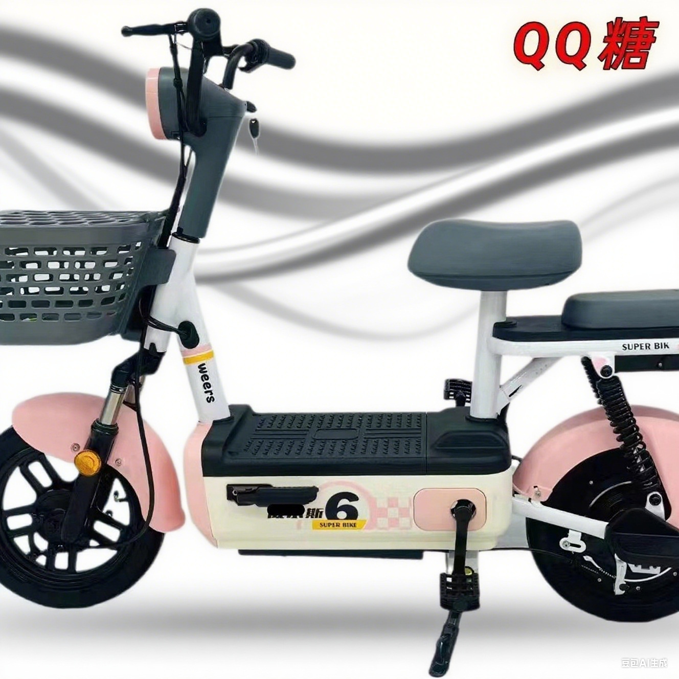 Новый национальный стандарт, аккумуляторный автомобиль для девочек, маленький электровелосипед QQ Sugar, модный электромобиль, оптовая продажа