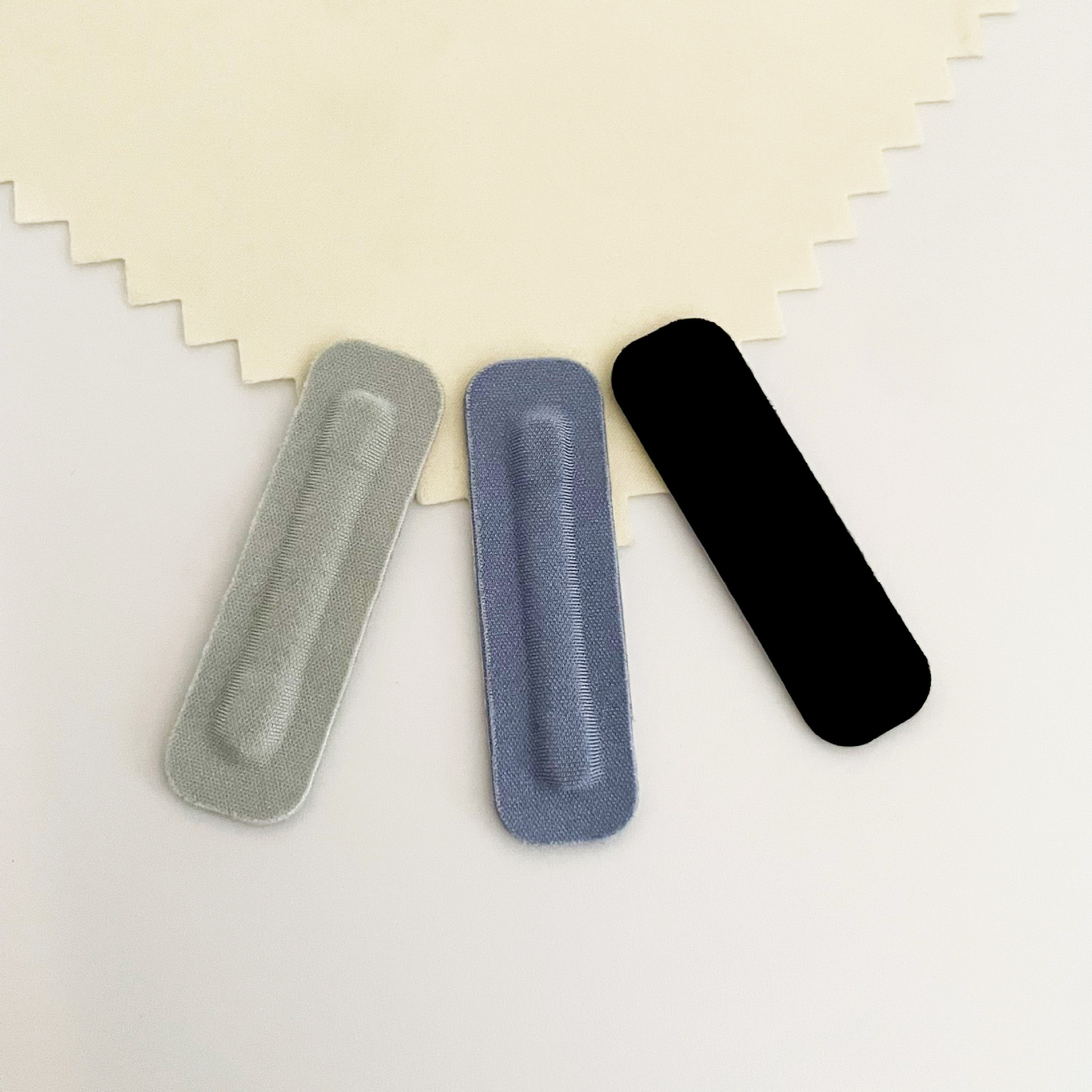 Oval Cloth Covered with Glued Stainless Steel Bones