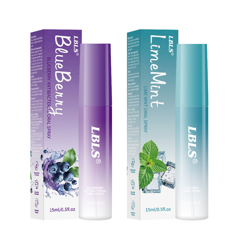 Full English Lbls Lime Mint Blueberry Oral Spray Fruit Flavor Long-Lasting Fragrance Fresh Breath Wholesale