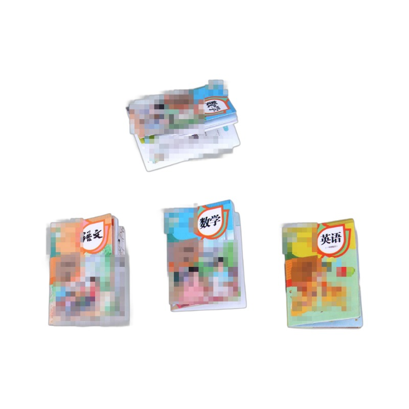 dollhouse simulation three-dimensional miniature mini primary school textbooks diy doll house furnishings stationery books