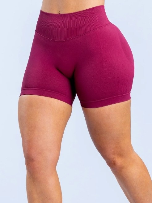 DFYNE High Elastic Extinction High Elastic Nylon Three-section Waist Pleated Hip Seamless Low Waist Triple Pants Fitness Yoga Pants