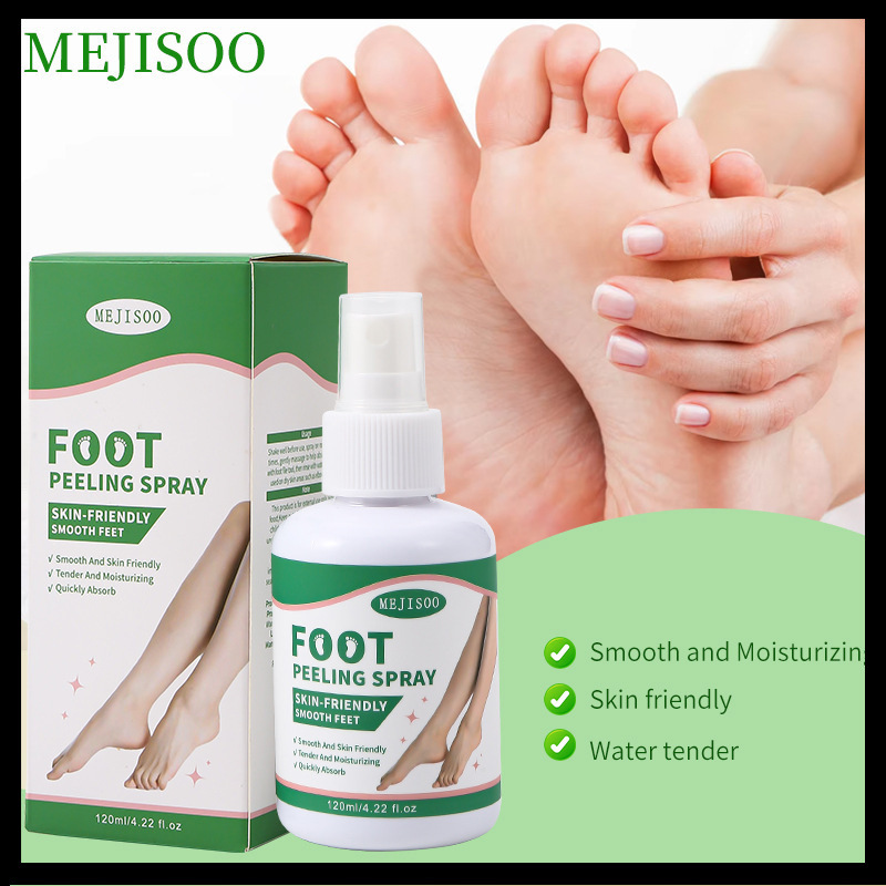 Кросс-бордерный спрей для эксфолиации ног с алоэ, дезодорант, в наличии