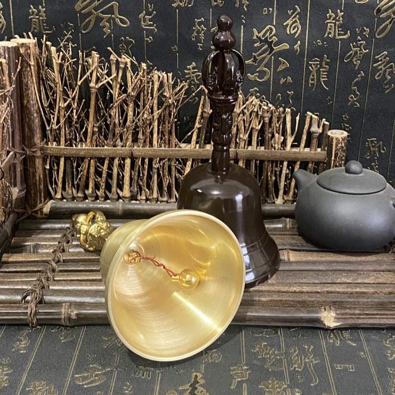 Factory direct supply pure copper thickened polished rattle rattle new paint hand rattle sound good square rattle wholesale