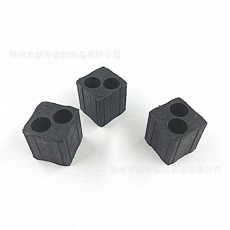 20*20 square tube plastic single-pass door and window guardrail installation accessories one-pass joint plastic solder-free installation