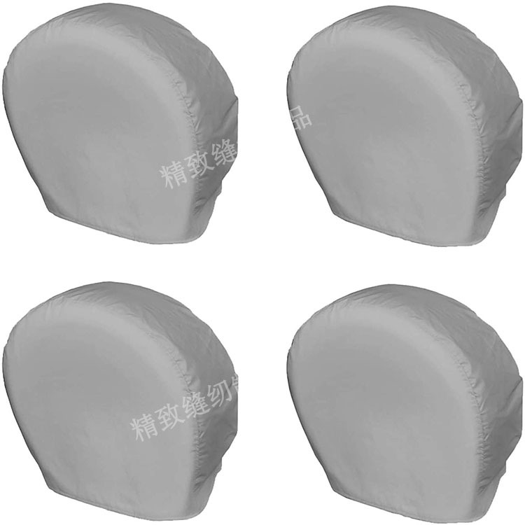 Amazon cross-border tire cover room car cover 420D Oxford cloth gray car tire protection sun protection 4-piece set