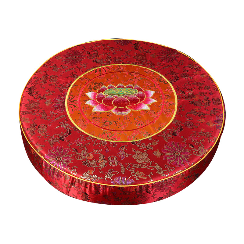 Buddha Supplies Worshiping Mat Kneeling Mat Lotus Worshiping Mat Buddha Ritual Futton Meditation Cushion Home Temple Kowtow Big Kneeling Mat