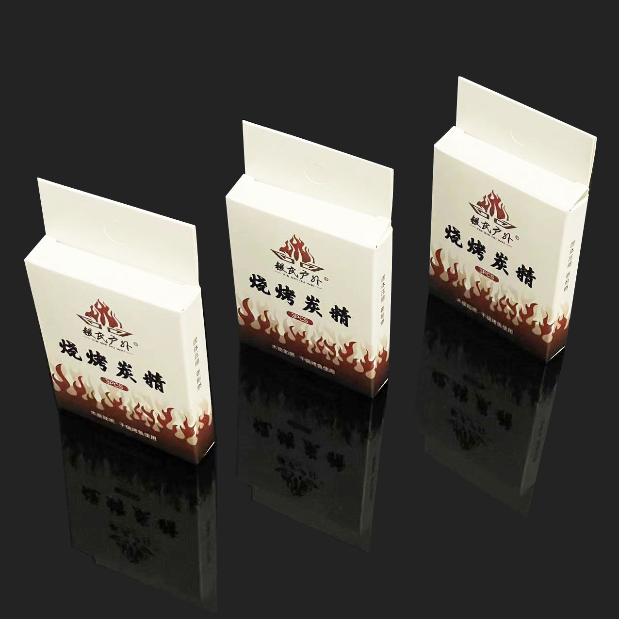 Угольное зажигание зажигание блок барбекю твердый зажигание поддержка легкое зажигание не летучий коммерческий супер пакет мелкий горячий锅 угольная эссенция