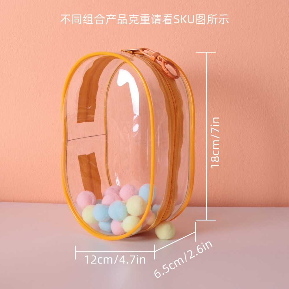 18cm Vinyl Doll Protective Cover Pvc Highly Transparent Anime Peripheral Cotton Doll Multi-Color Baby Walking Bag Can Be Hung