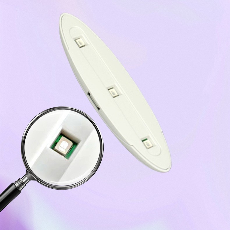 Factory mini uv film baking lamp uv lamp mobile phone film nail art LED purple light uv glue curing lamp