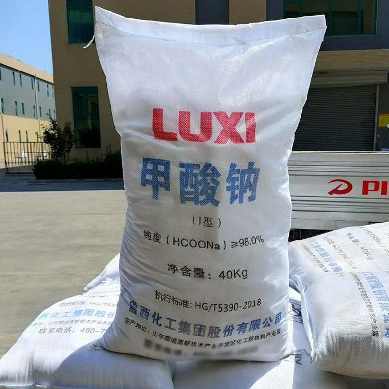 Supply of Sodium Formate Luxi Industrial Grade High Purity Sodium Formate for Leather Printing and Dyeing and Sewage Treatment