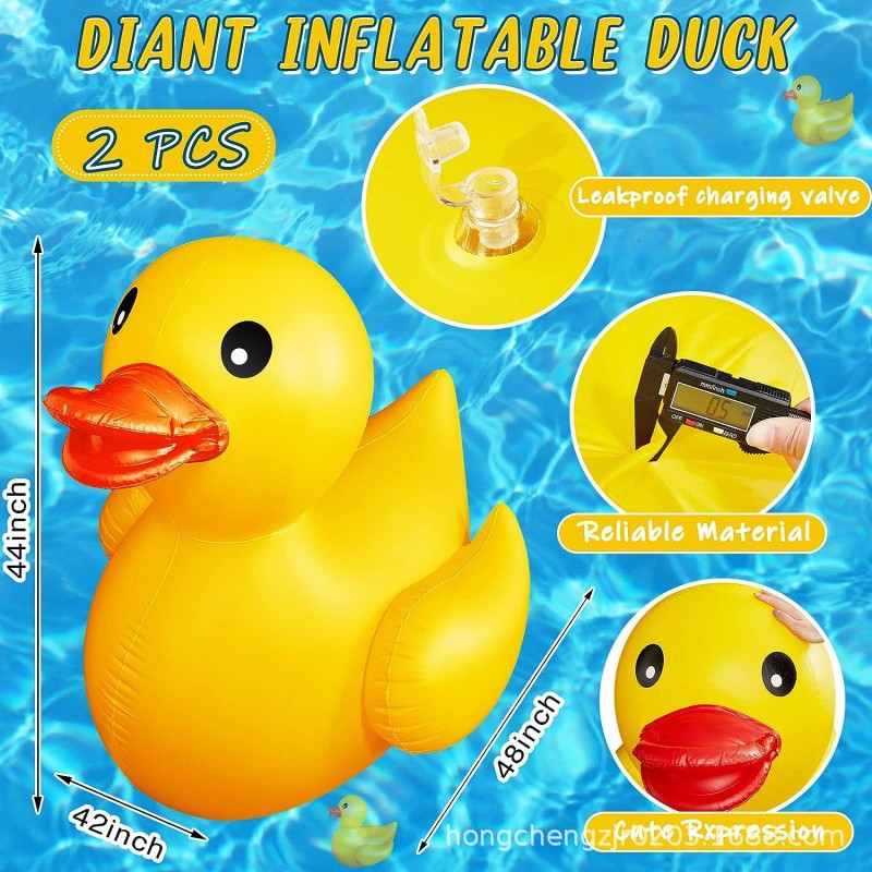 Утолщенный надувной плот в виде желтой утки, надувные солнцезащитные очки, клей для плавания, фотопродукт, кросс-бордовый готовый товар