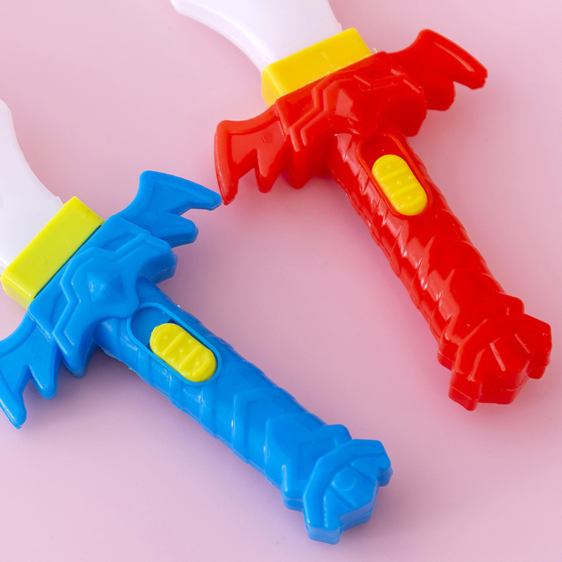 Children's Sword Toy Flash Sword King Electric Luminous Plastic Knife Luminous Stall Small Toys Kindergarten Small Gifts