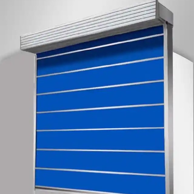 Guangzhou Customized Fireproof Rolling Shutter Door Shop Shopping Mall Garage Fire Inorganic Cloth Safety Commercial Electric High Temperature Sensor