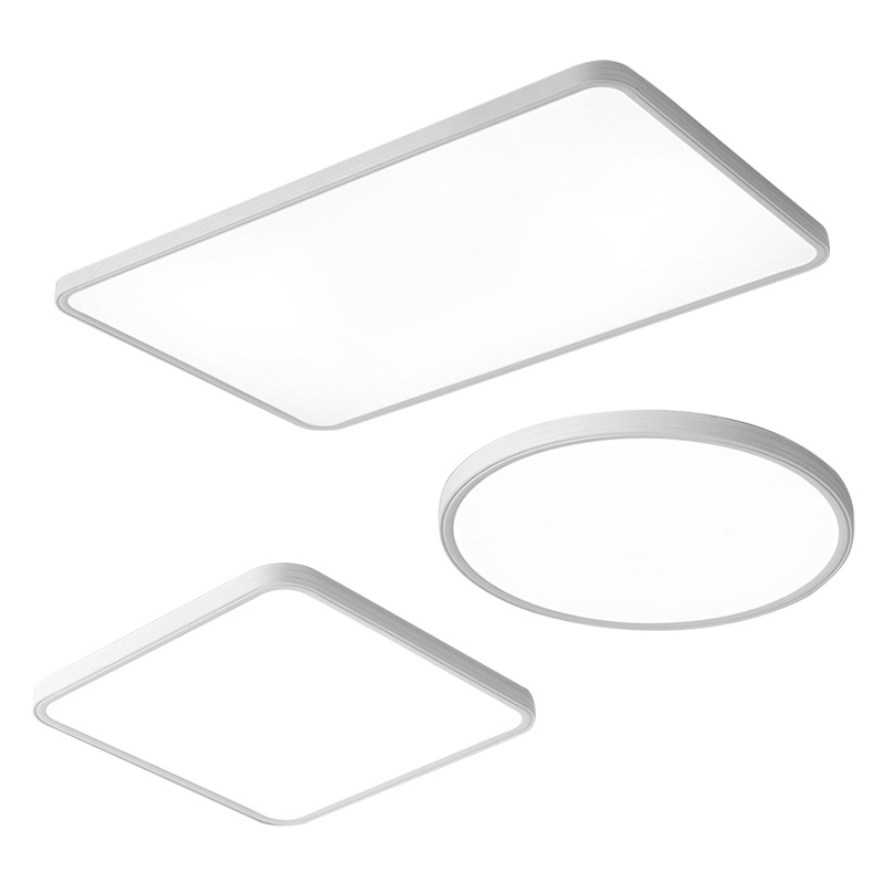 Purui Full Spectrum Eye Protection Living Room Lamp Hall Main Lamp Seamless Ultra-Thin Led Ceiling Lamp Zhongshan Lamp Factory Direct Sales