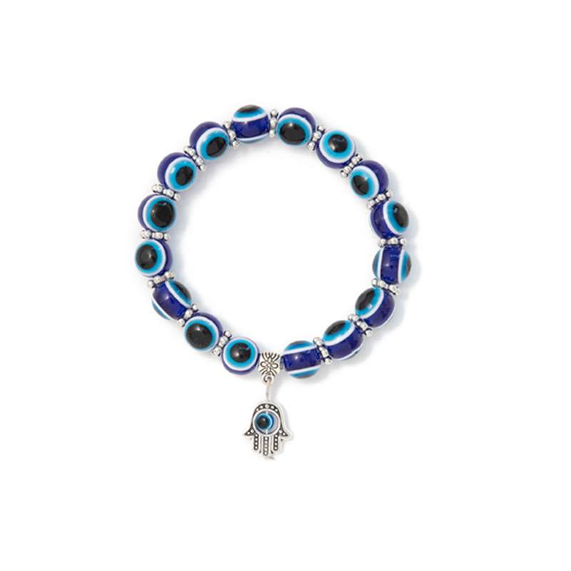 Браслет с глазом, турецкий браслет с бусинами, сплав, модный браслет в европейском и американском стиле