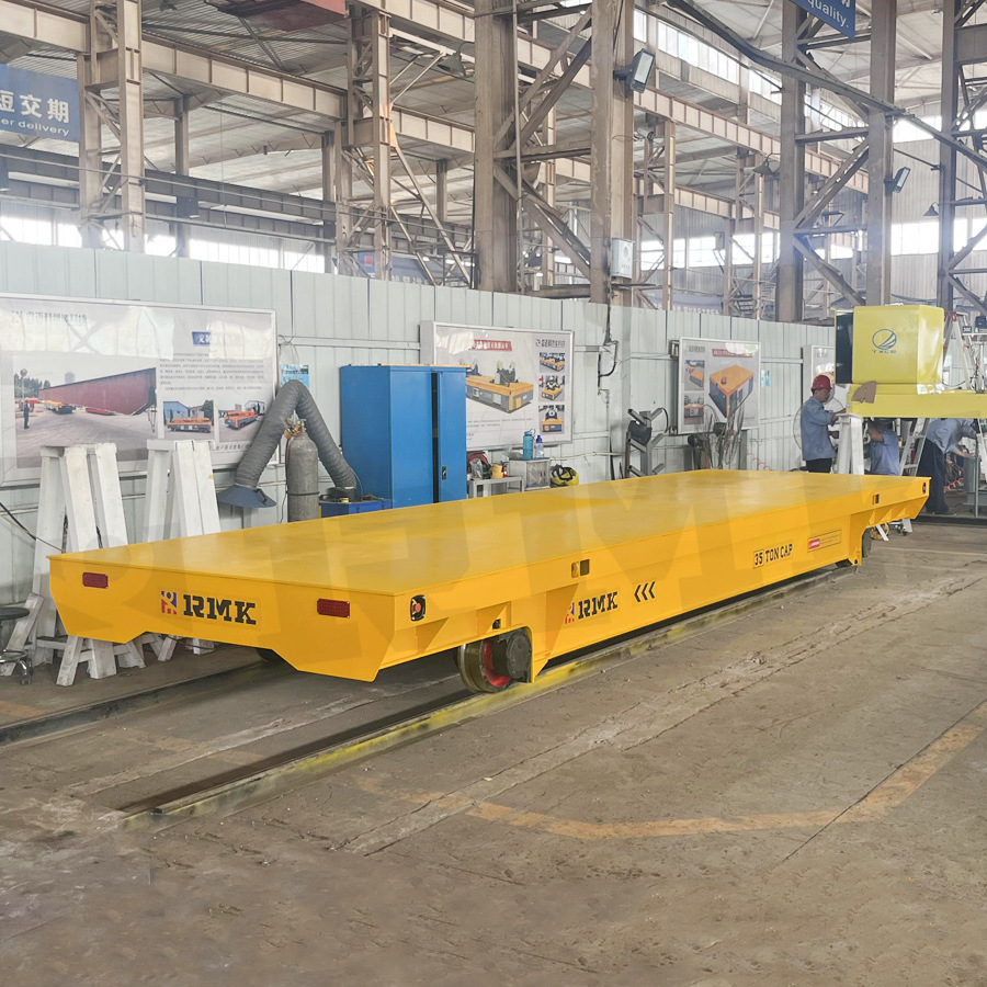 Кастомизированный взрывозащищенный 80-тонный кузовной грузовик, термостойкий регулируемый платформенный грузовик для металлургических заводов, транспортный рельсовый грузовик для шлаковых ковшей