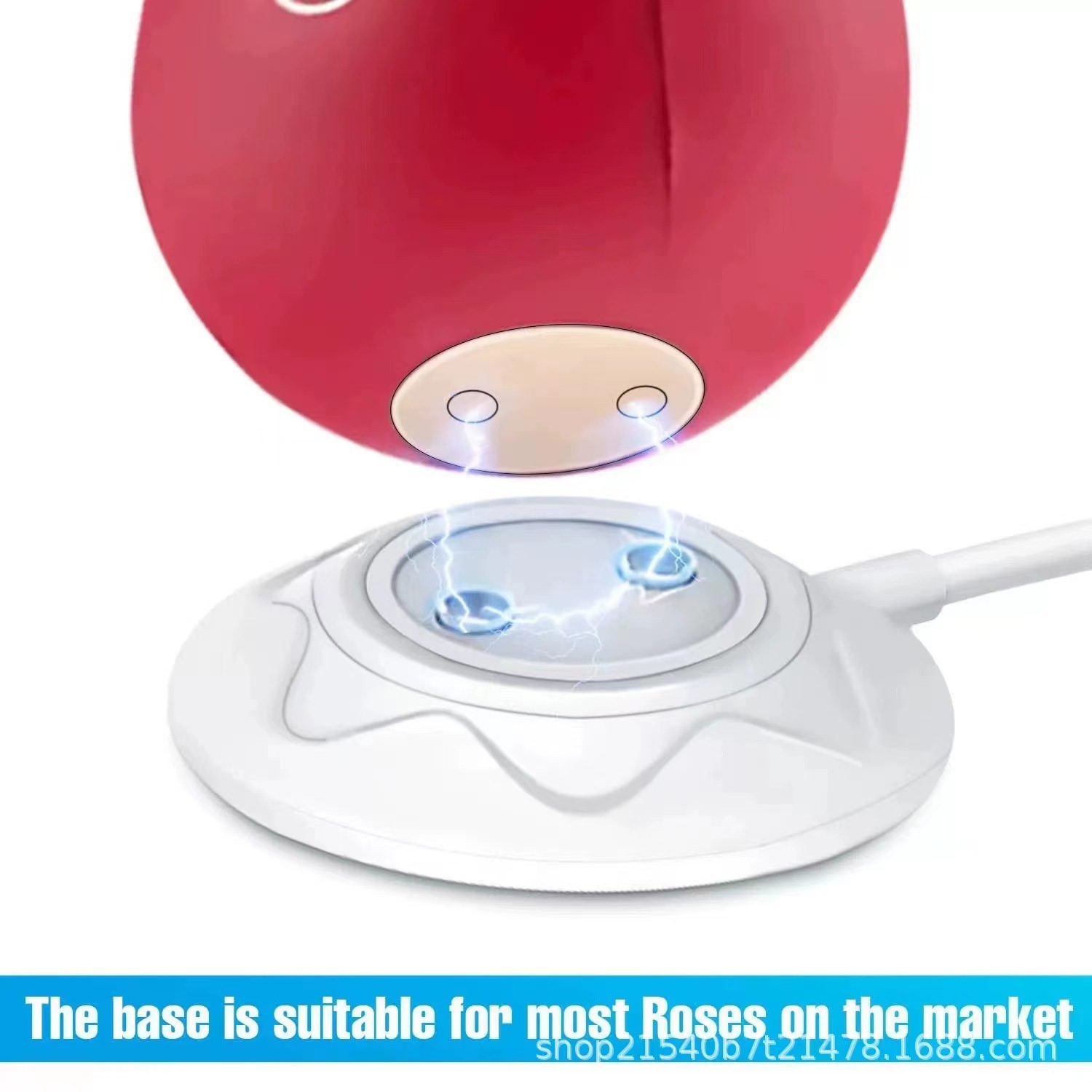 Встретьте Huan роза цветок сердцебиение USB зарядный кабель женское прыгающее яйцо