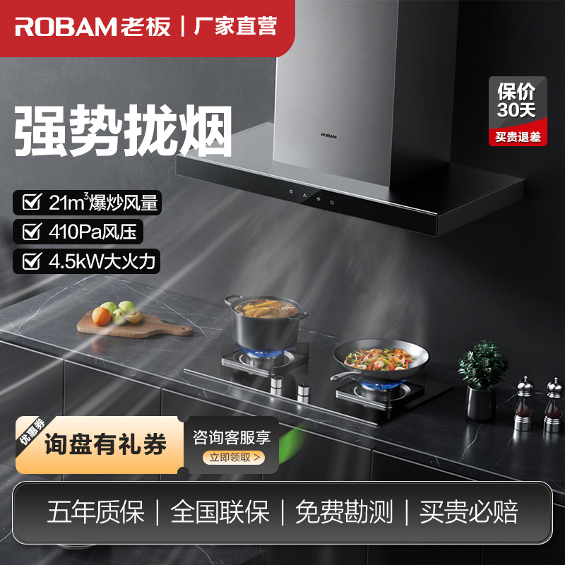 Классическая европейская вытяжка Boss, большая мощность