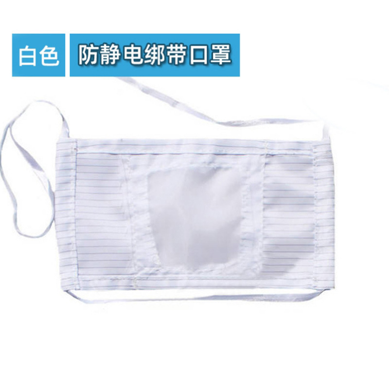 Shenzhen factory supply anti-static mask labor protection electronic factory dust-free workshop striped mask wholesale