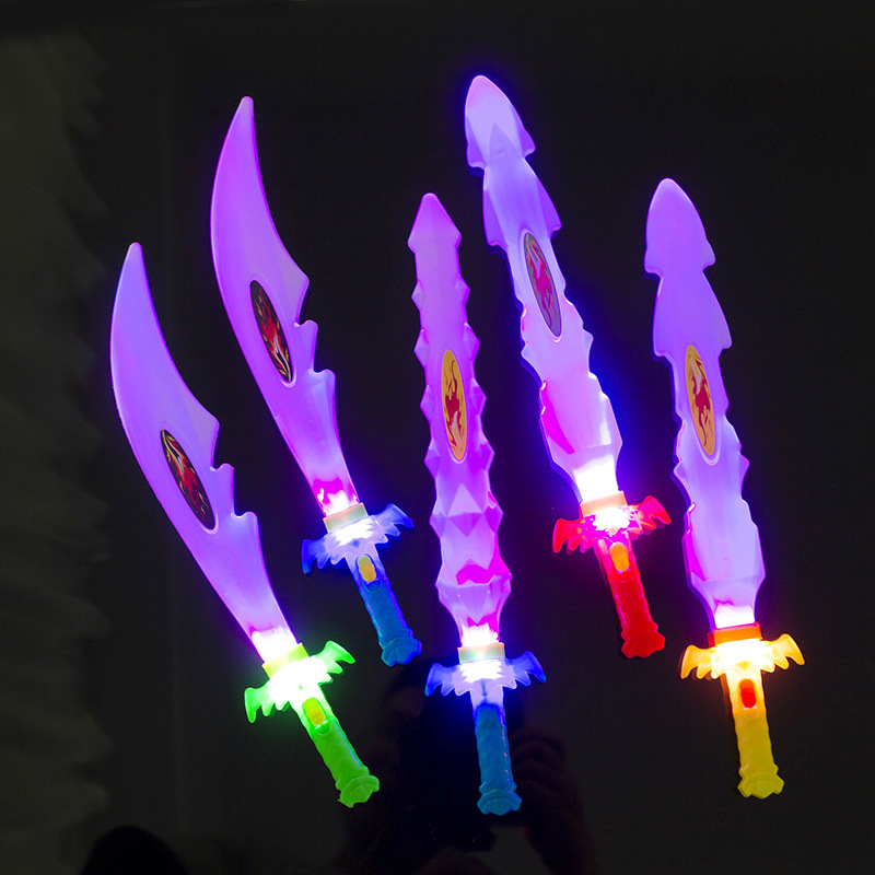 Игрушечный меч для детей, светящийся пластиковый нож, маленькие игрушки для детского сада, подарки