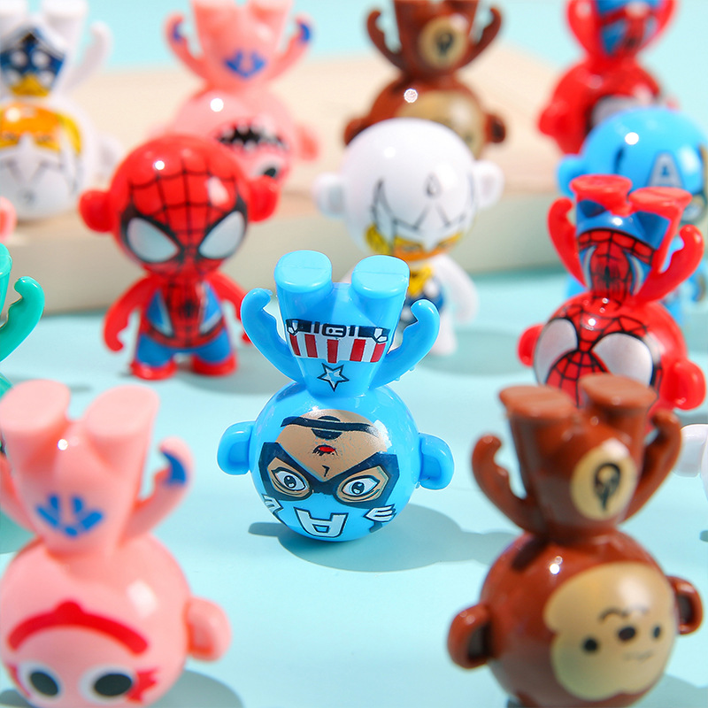 Mini Handstand Tumbler Cartoon Small Toy Children's Educational Desktop Game Kindergarten Push Activity Gift