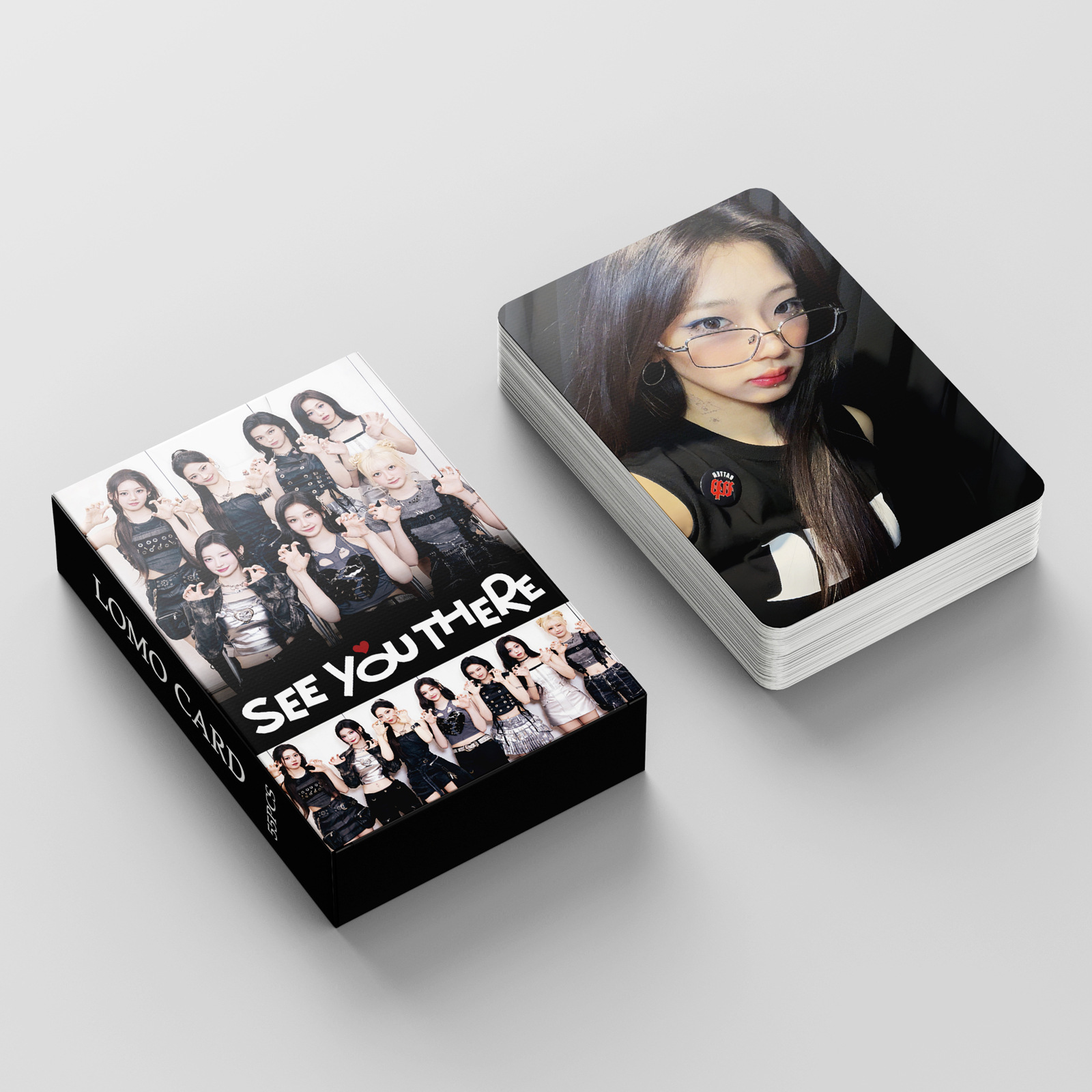 55 штук Babymonster Маленькие карты в наличии Шэнься Блю Ахён