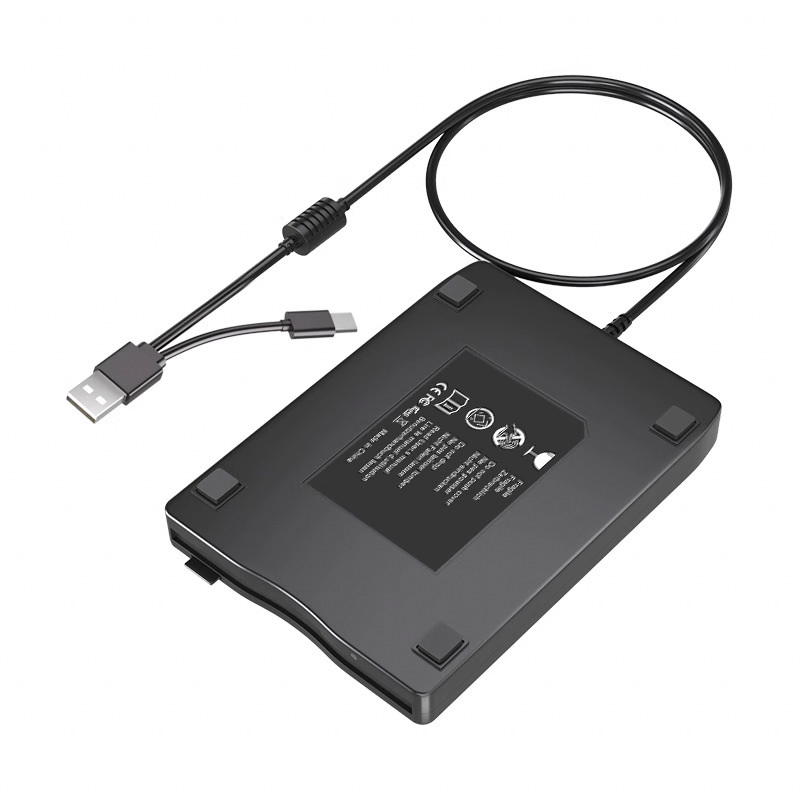 Portable Mobile Floppy Drive USB Floppy Drive Typc-C Notebook Desktop External Fdd Compatible with Macos