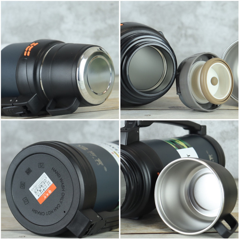 Travel Pot 2000ml Thermos Pot Large Capacity Thermos 304 Stainless Steel Portable Outdoor Travel Pot Kettle