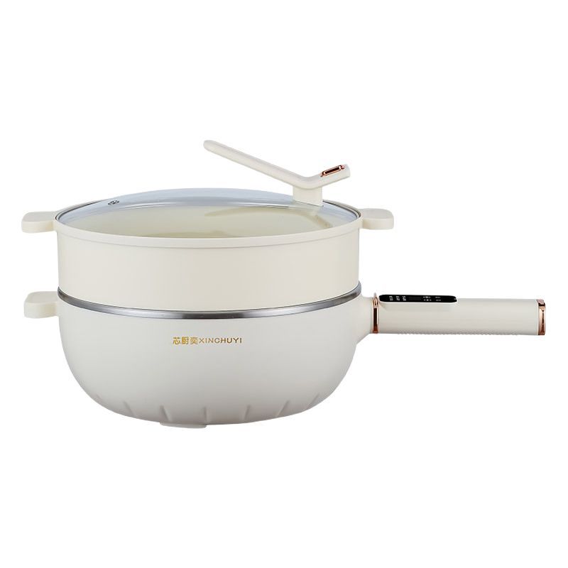 Multi-functional Electric Wok Non-stick Wok Household Integrated Wok Dormitory Electric Hot Pot Large Capacity Electric Cooking Wok