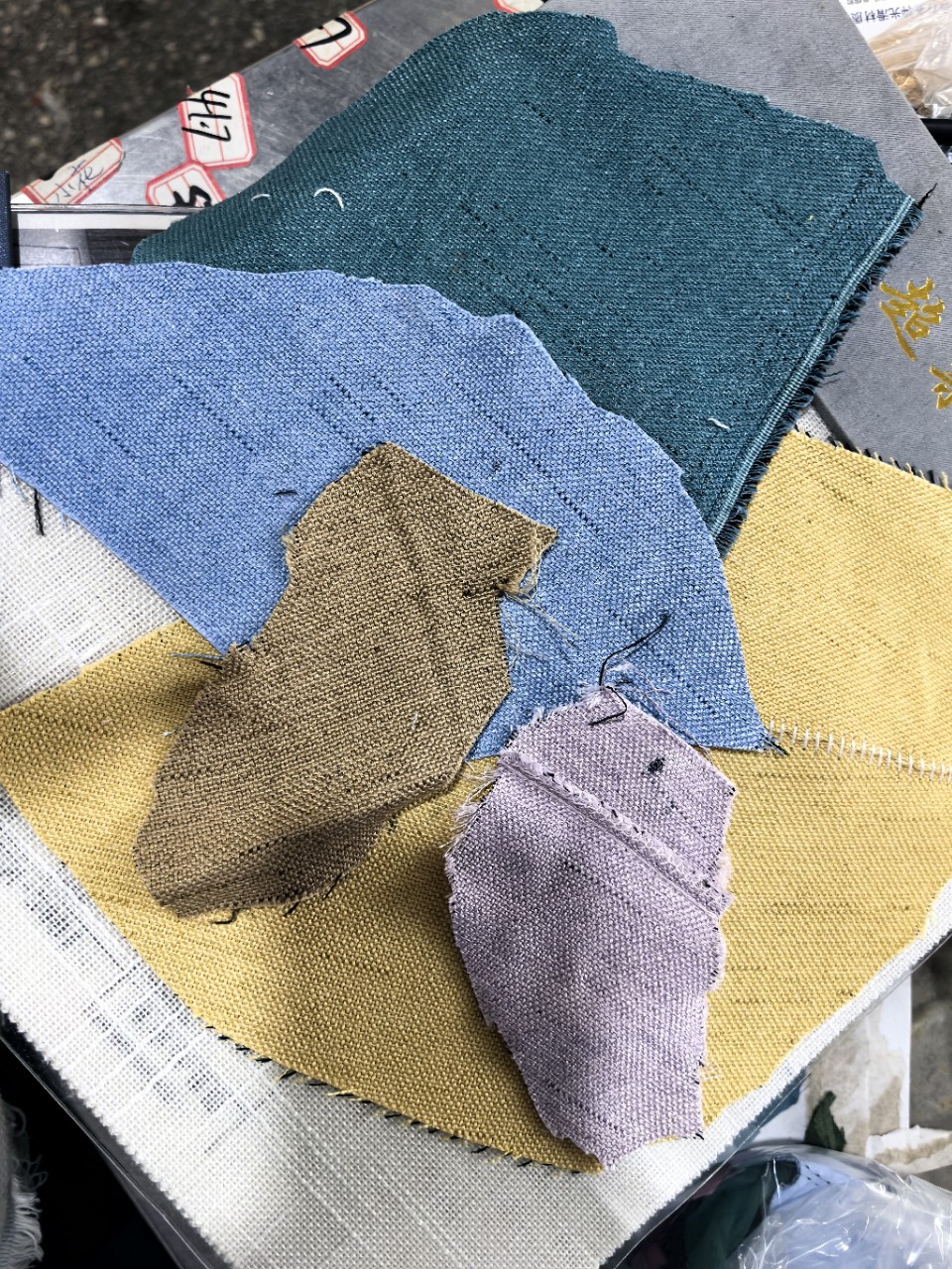 Cross-Border E-Commerce Amazon Inventory Curtain Fabric Wholesale Special Deal Curtain Fabric Supply Meteor Linen Blackout Fabric