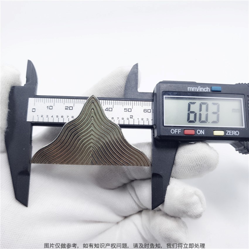 Fujian Triangle Sign Manufacturer Long Screw Sign Light Gold Trademark High-Gloss Nameplate Private Furniture Nameplate