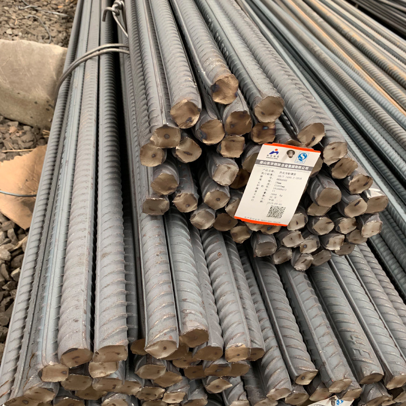 Manufacturer of Precision Rolled Threaded Steel Bars Hrb400E Shaogang Third-Grade Threaded Steel Bars with Ribbed Steel Bars Customized