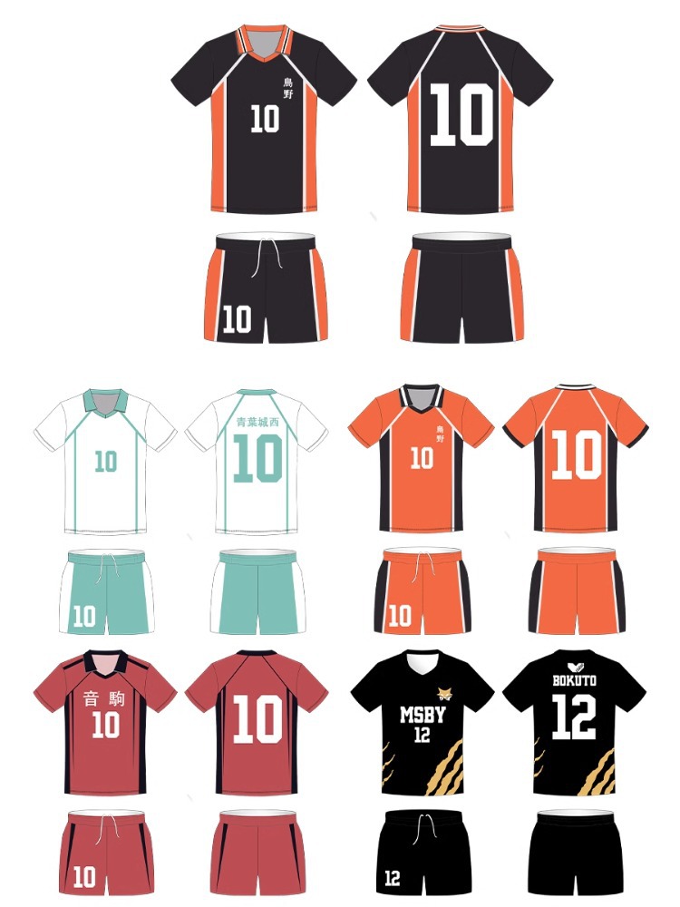 [Postage] volleyball uniform men's and women's students professional competition training sports team uniform full-body printing number jersey